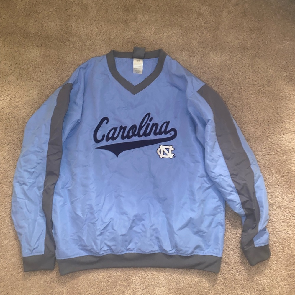 UNC Chapel Hill windbreaker.